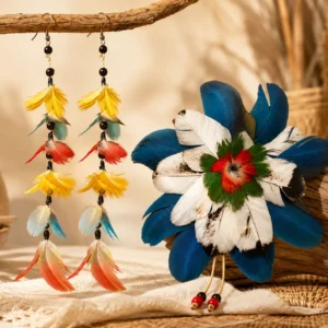 Traditional handcrafted ceremonial art from Latin America